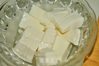 豆花牛肉烩饭的做法步骤：2