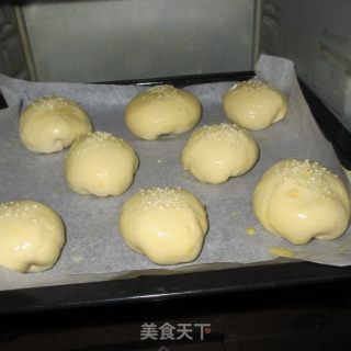 为不爱吃鱼的孩子准备的---沙拉鱼松包的做法步骤：13