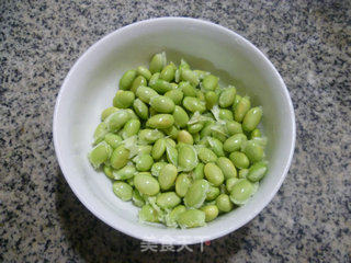 蚝油毛豆大白菜的做法步骤：2