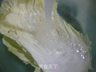 蚝油毛豆大白菜的做法步骤：3