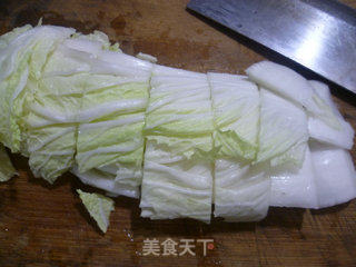 蚝油毛豆大白菜的做法步骤：4