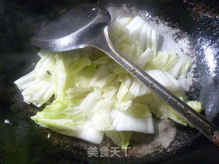 蚝油毛豆大白菜的做法步骤：6