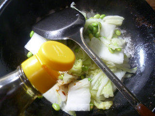 蚝油毛豆大白菜的做法步骤：8