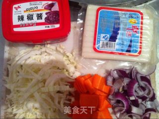 韩式炒年糕的做法步骤：1