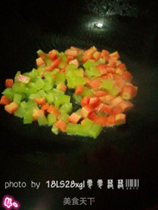 青笋萝卜炒黄豆的做法步骤：4