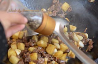 苹果牛肉的做法步骤：10