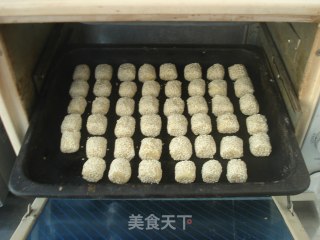 芝麻蛋果子的做法步骤：8