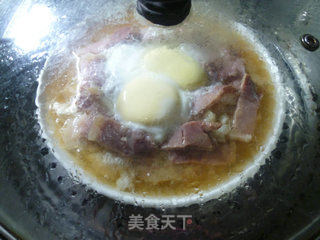 鸡蛋蒸双肉的做法步骤：10