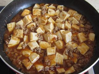 麻婆豆腐的做法步骤：9