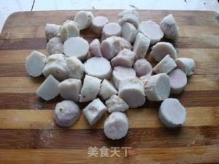香葱炒芋头的做法步骤：2