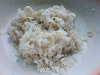 水豆豉拌芭蕉心的做法步骤：2