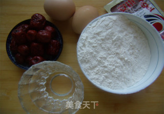 【鸡蛋红枣发糕】零厨艺也可做出精致糕点的做法步骤：1
