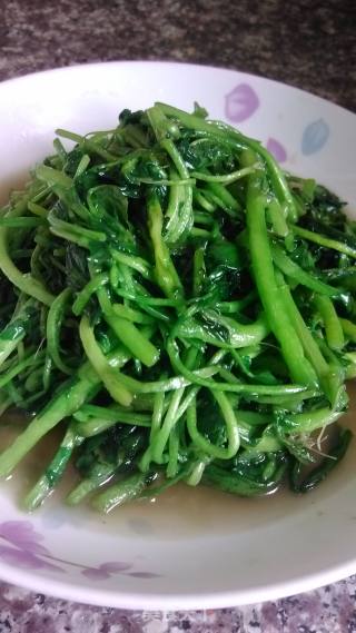 清炒西洋菜的做法步骤：6