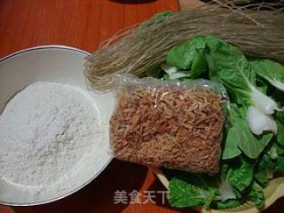 素馅也美味------------【小白菜粉条馅饼】的做法步骤：1