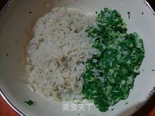 素馅也美味------------【小白菜粉条馅饼】的做法步骤：3
