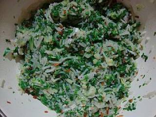 素馅也美味------------【小白菜粉条馅饼】的做法步骤：6