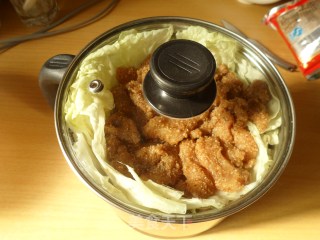 粉蒸鸡肉的做法步骤：8