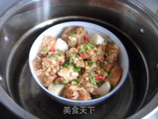 肉肉主义——魔芋蒸排骨的做法步骤：3