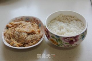 照烧鸡煲仔饭的做法步骤：2