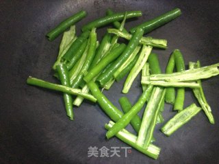 尖椒小炒肉片的做法步骤：2