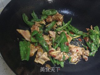 尖椒小炒肉片的做法步骤：4