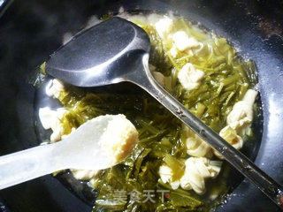 雪菜千张结的做法步骤：7
