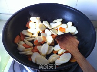山药小炒的做法步骤：5
