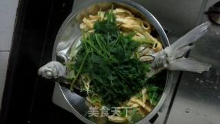 冬菇蛋丝蒸海鯿的做法步骤：9