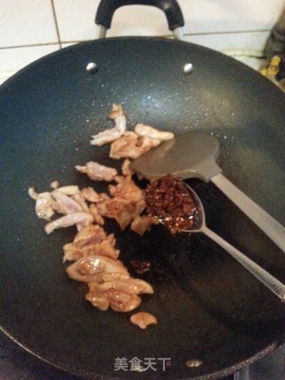 豆豉鸡丝的做法步骤：3