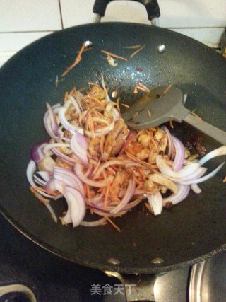 豆豉鸡丝的做法步骤：5