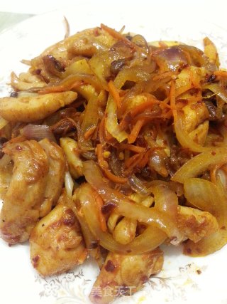 豆豉鸡丝的做法步骤：6