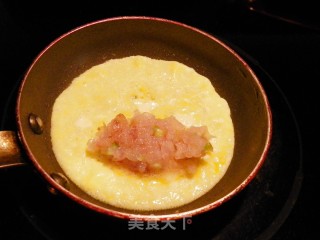 葱香虾肉蛋角的做法步骤：8