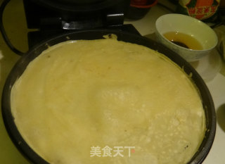 电饼铛煎饼的做法步骤：2