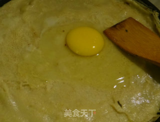 电饼铛煎饼的做法步骤：3