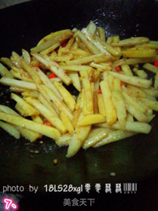 秘制风味土豆条的做法步骤：7
