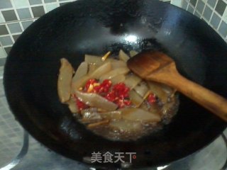 辣炒魔芋三丝的做法步骤：4