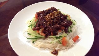 辣油炸酱面的做法步骤：13
