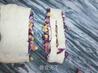 【冰种杂蔬肠仔小面包】为软棉小面包加入杂蔬营养的做法步骤：13