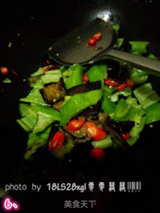 青椒烧茄子——美味家常菜的做法步骤：6