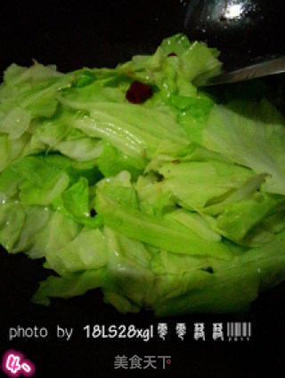 手撕莲花白——健康养身菜的做法步骤：4