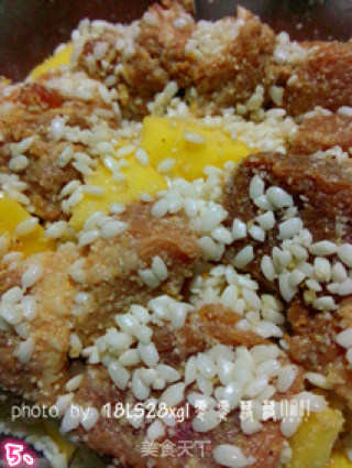 土豆糯米蒸排骨的做法步骤：5