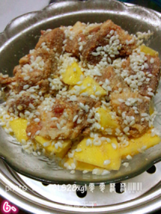 土豆糯米蒸排骨的做法步骤：6