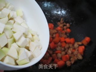 素炒三丁的做法步骤：10
