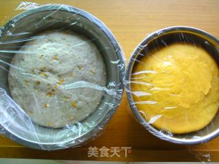 橙香豆渣梅花包的做法步骤：10