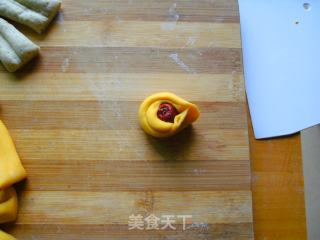 豆渣红枣花馍的做法步骤：16