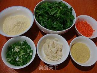 豆渣好去处------【豆渣小米菠菜粥】的做法步骤：1