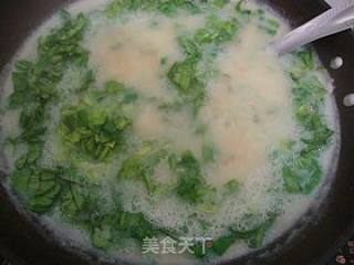 豆渣好去处------【豆渣小米菠菜粥】的做法步骤：7