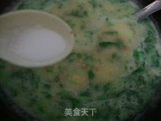 豆渣好去处------【豆渣小米菠菜粥】的做法步骤：8