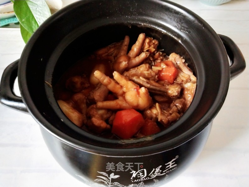 鸡爪鸡腿煲的做法