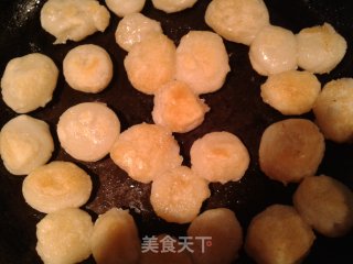 肉炒糯米园的做法步骤：1